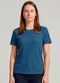 Infinita Cor - Blusa Feminina Básica Verde - variação: Azul