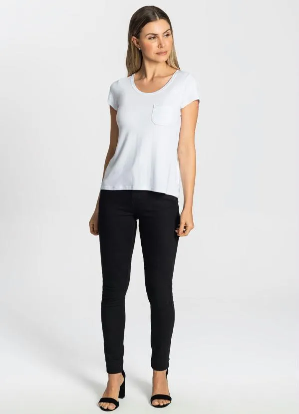 Rovitex - Blusa Feminina Básica Branco 3
