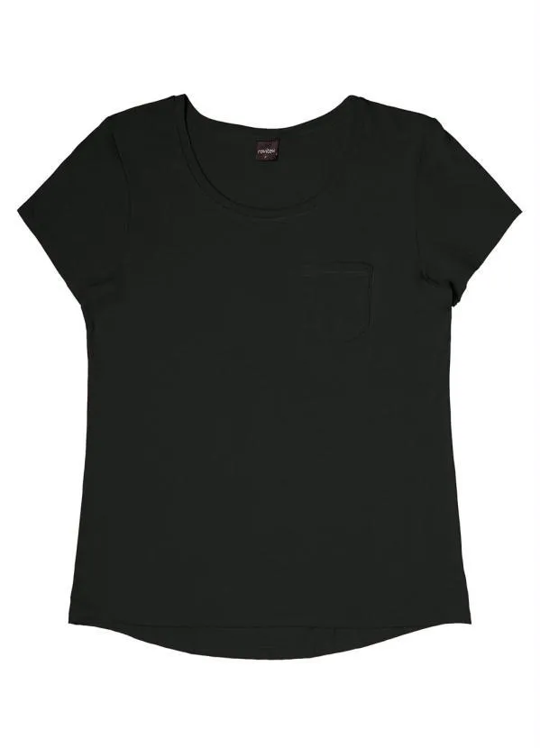 Rovitex - Blusa Feminina Básica Preto 4