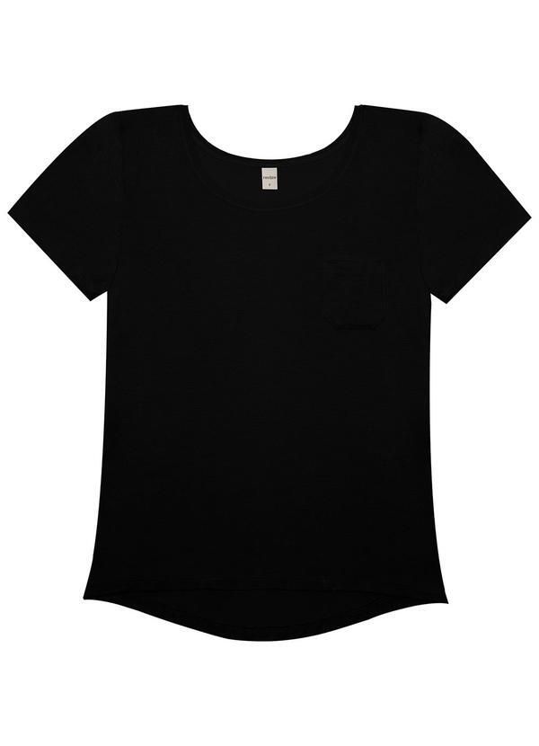 Rovitex - Blusa Feminina Básica Preto