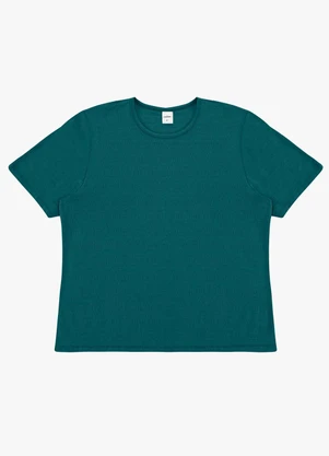 Rovitex - Blusa Feminina Básica Visco Maquinetada Verde - ROVITEX