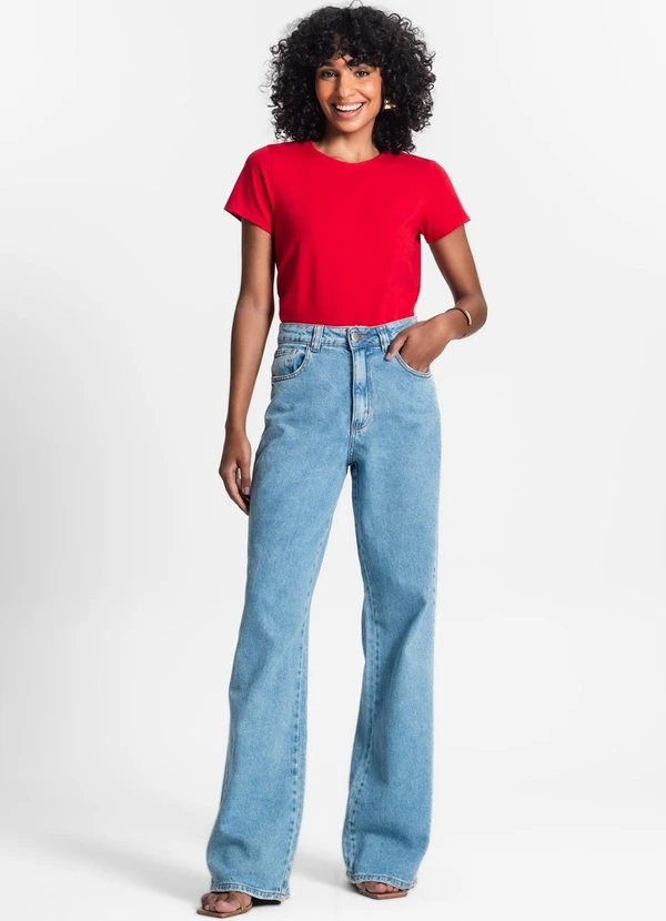 Rovitex - Blusa Feminina Básica Visco Tricot Laranja 3