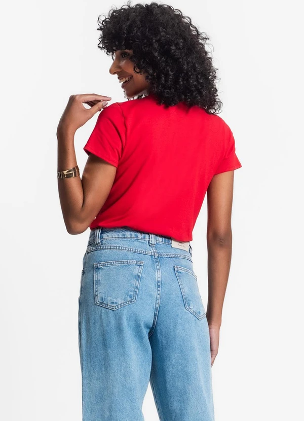 Rovitex - Blusa Feminina Básica Visco Tricot Laranja 4