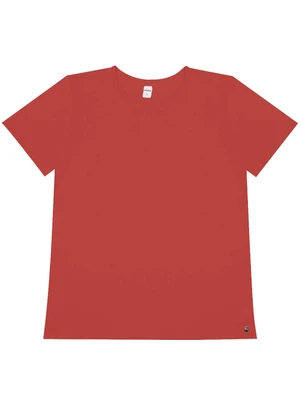 Rovitex - Blusa Feminina Básica Visco Tricot Marrom - ROVITEX