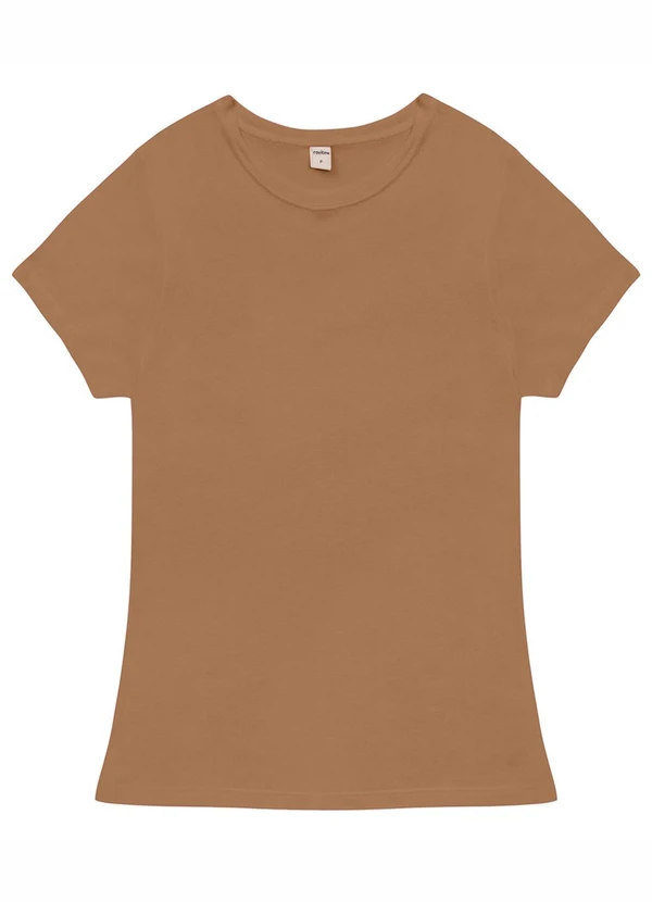 Rovitex - Blusa Feminina Básica Visco Tricot Marrom