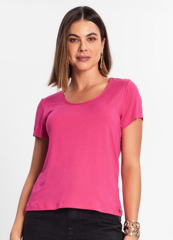 Rovitex - Blusa Feminina Básica Visco Tricot Rosa 1