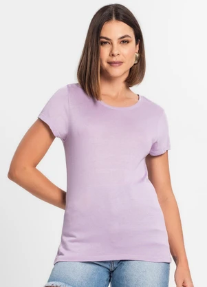 Rovitex - Blusa Feminina Básica Visco Tricot Roxo - ROVITEX