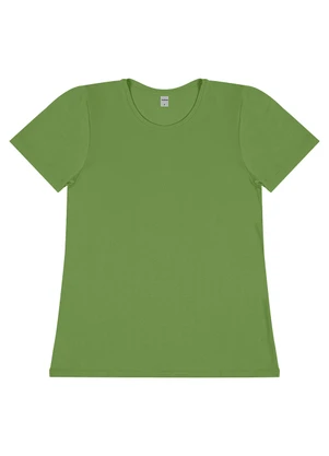 Rovitex - Blusa Feminina Básica Visco Tricot Verde - ROVITEX