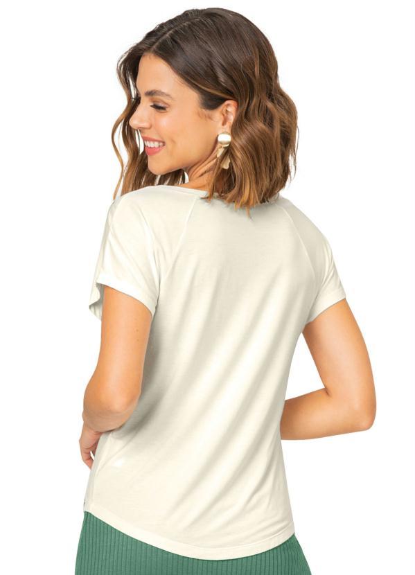 Rovitex - Blusa Feminina Básico Bege 2