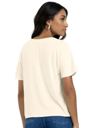 Endless - Blusa Feminina Bege - ENDLESS