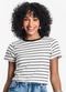 Rovitex - Blusa Feminina Preto - variação: Bege