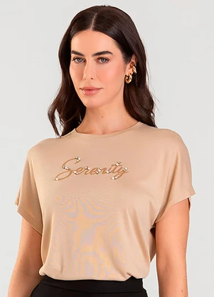 Dianna - Blusa Feminina Bege - DIANNA