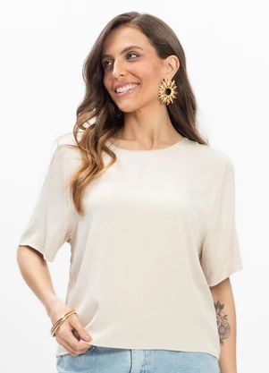 Endless - Blusa Feminina Bege - ENDLESS