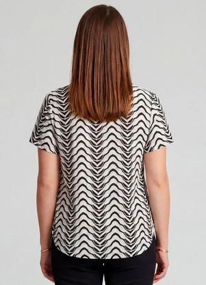 Infinita Cor - Blusa Feminina Bege - INFINITA COR