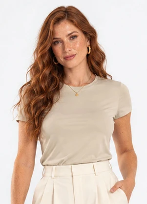 Endless - Blusa Feminina Bege - ENDLESS