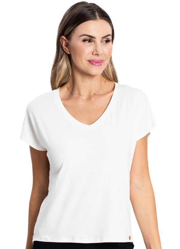 Rovitex - Blusa Feminina Branco