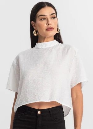 Infinita Cor - Blusa Feminina Branco - INFINITA COR