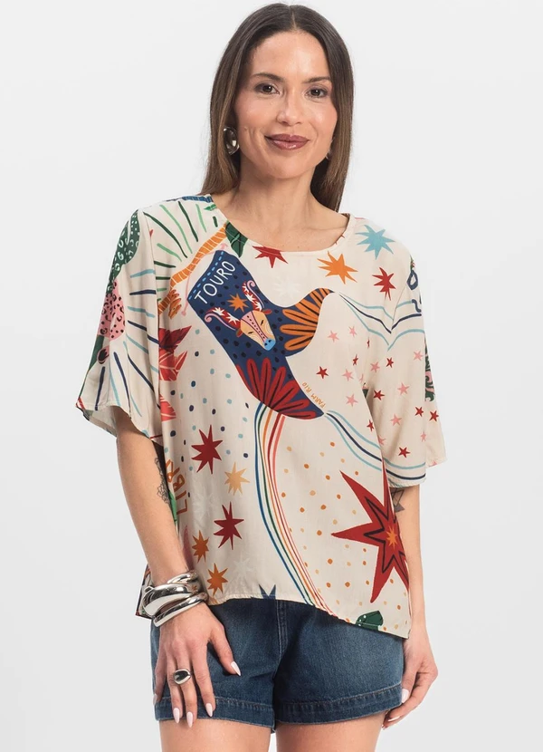 Infinita Cor - Blusa Feminina Branco 3