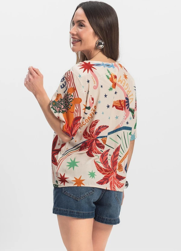 Infinita Cor - Blusa Feminina Branco 4