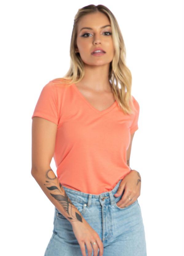 Up Close - Blusa Feminina Camila Laranja