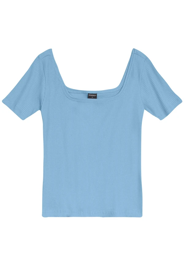 Essendi - Blusa Feminina Canelada Azul 2