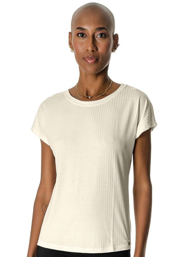 Rovitex - Blusa Feminina Canelada Básica Bege