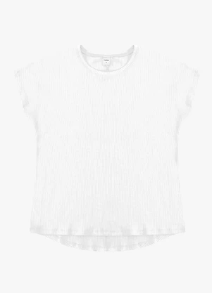 Rovitex - Blusa Feminina Canelada Branco - ROVITEX