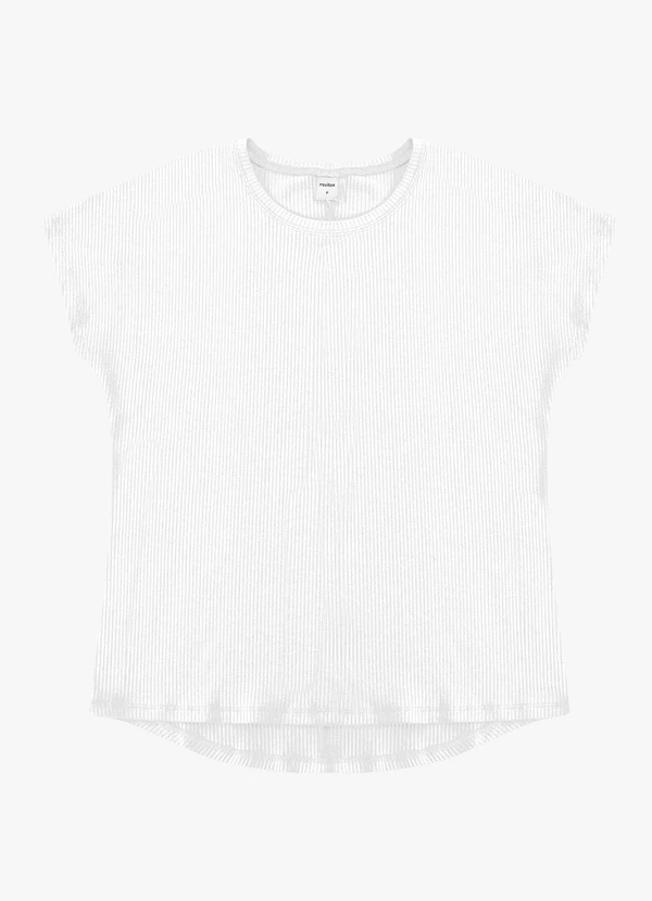 Rovitex - Blusa Feminina Canelada Branco