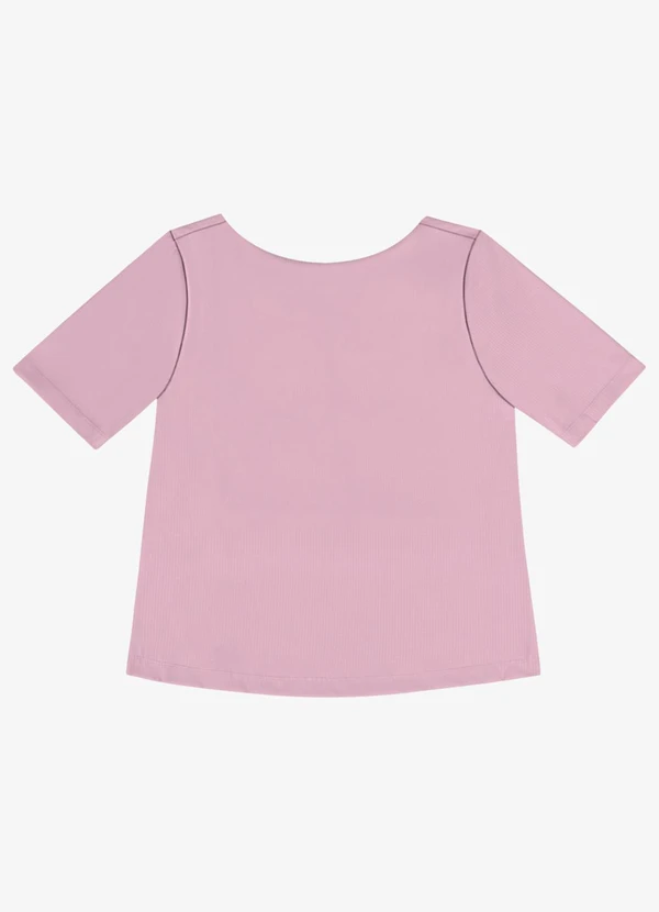 Veev - Blusa Feminina Canelada de Poliamida Roxo