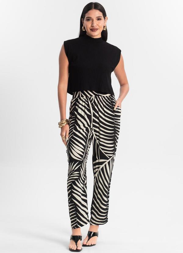 Rovitex - Blusa Feminina Canelada Preto 3