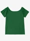 Infinita Cor - Blusa Feminina Canelada Verde - variação: Verde