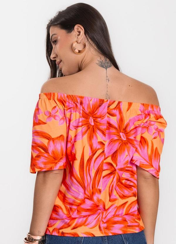 Infinita Cor - Blusa Feminina Ciganinha Amarelo 2