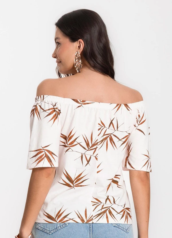 Infinita Cor - Blusa Feminina Ciganinha Verde 2