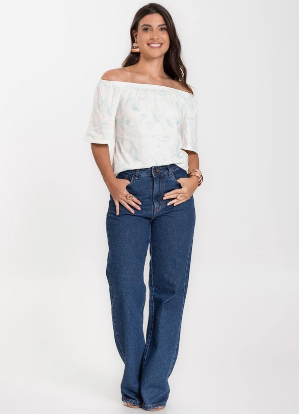 Infinita Cor - Blusa Feminina Ciganinha Verde 3