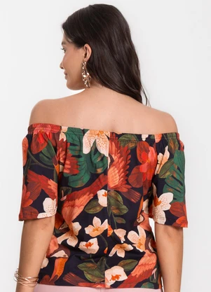 Infinita Cor - Blusa Feminina Ciganinha Vermelho - INFINITA COR