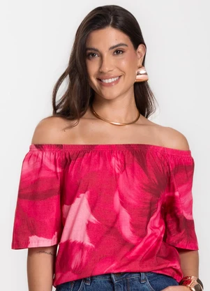 Infinita Cor - Blusa Feminina Ciganinha Vermelho - INFINITA COR