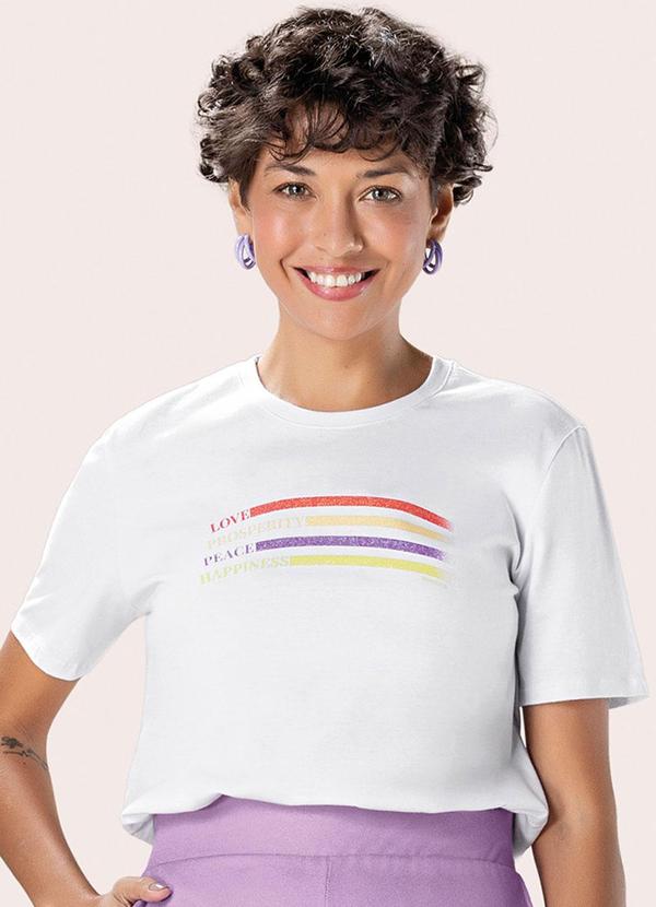Marialícia - Blusa Feminina Colorida Prosperity Marialícia Bra