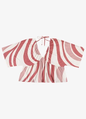 Endless - Blusa Feminina com Abertura nas Costas Rosa - ENDLESS