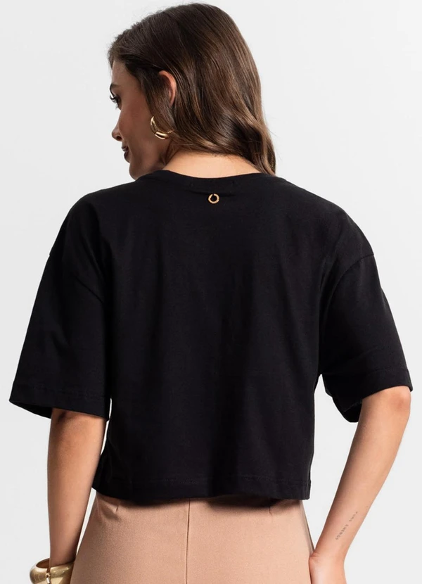 Endless - Blusa Feminina com Bordado Preto 2