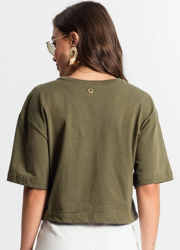 Endless - Blusa Feminina com Bordado Verde 2