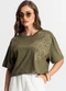 Endless - Blusa Feminina com Bordado Verde - variação: Verde