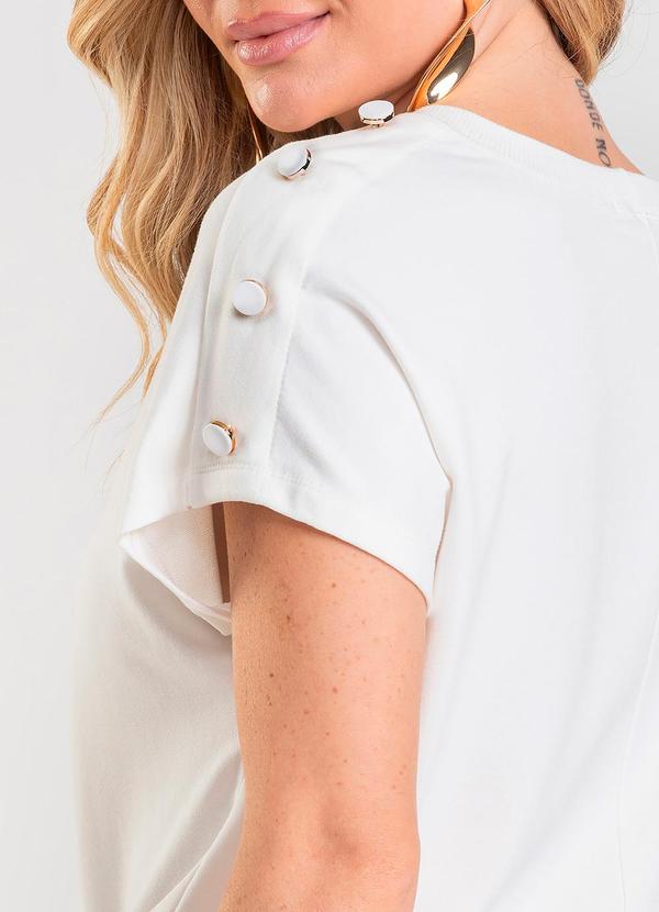 Dianna - Blusa Feminina com Botões Bege 4