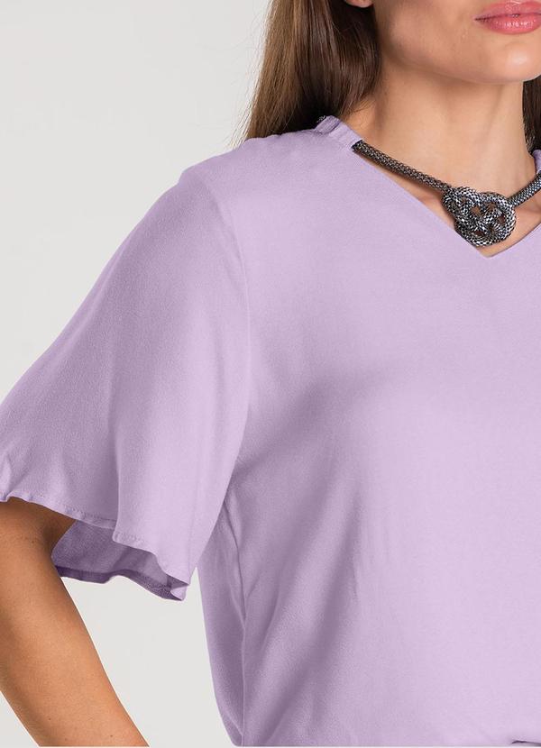 Dianna - Blusa Feminina com Colar Roxo 4