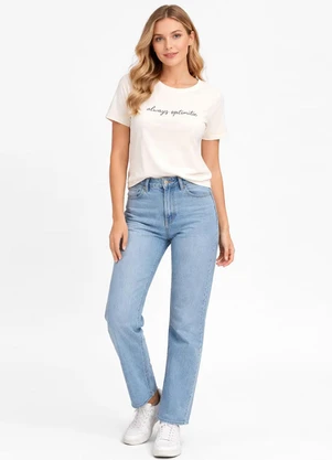 Infinita Cor - Blusa Feminina com Estampa Bege - INFINITA COR