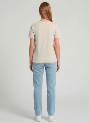 Infinita Cor - Blusa Feminina com Estampa Bege - INFINITA COR