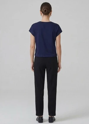 Infinita Cor - Blusa Feminina com Estampa Localizada Azul - INFINITA COR