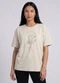 Infinita Cor - Blusa Feminina com Estampa Localizada Verde - variação: Bege