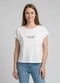 Infinita Cor - Blusa Feminina com Estampa Localizada Azul - variação: Branco
