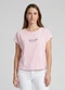 Infinita Cor - Blusa Feminina com Estampa Localizada Rosa - variação: Rosa
