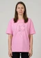 Infinita Cor - Blusa Feminina com Estampa Localizada Verde - variação: Rosa